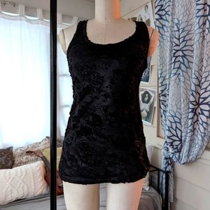 Black Racerback Top - Size M - Kikiriki